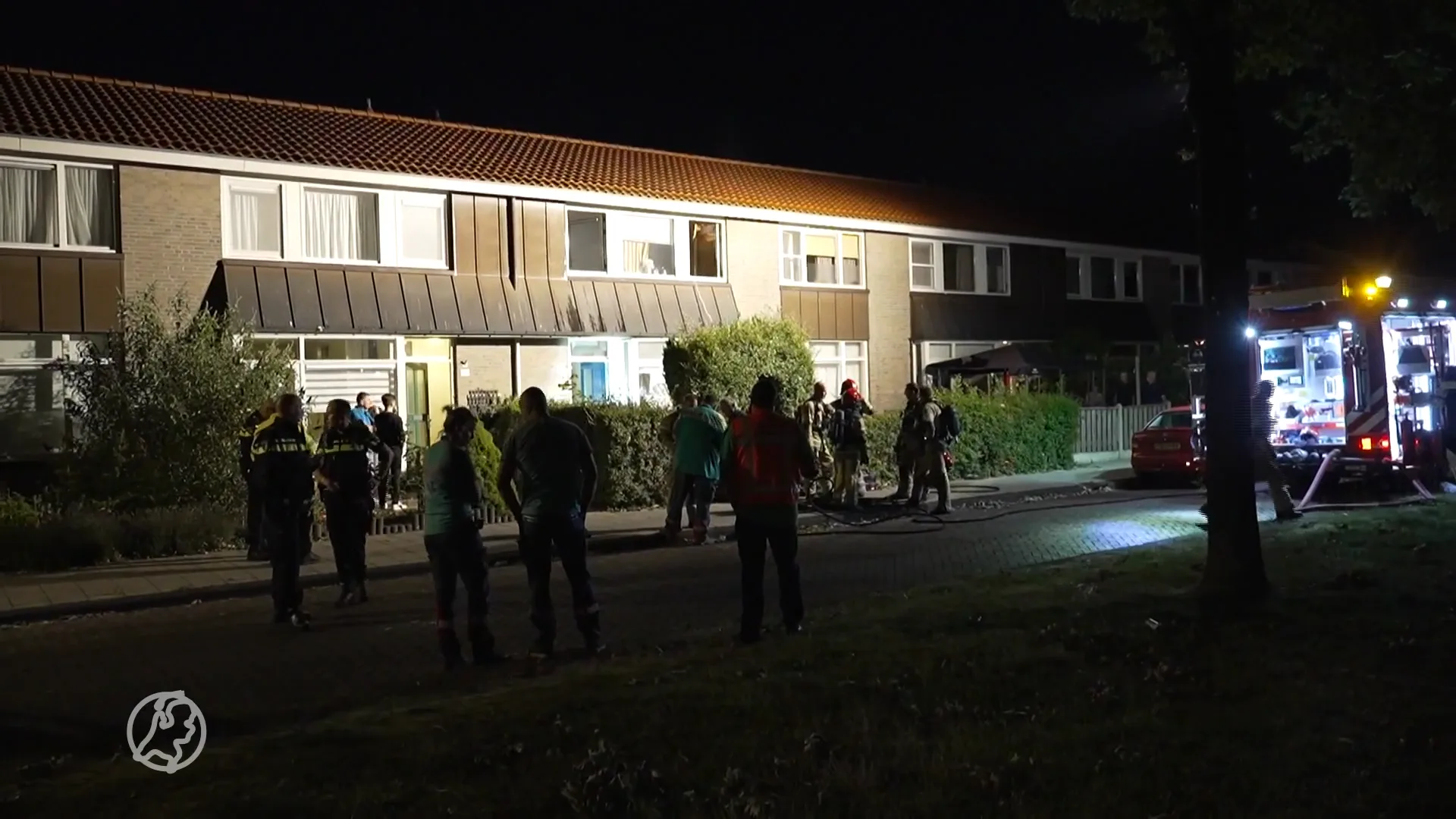 Explosie en brand bij huis in Dronten