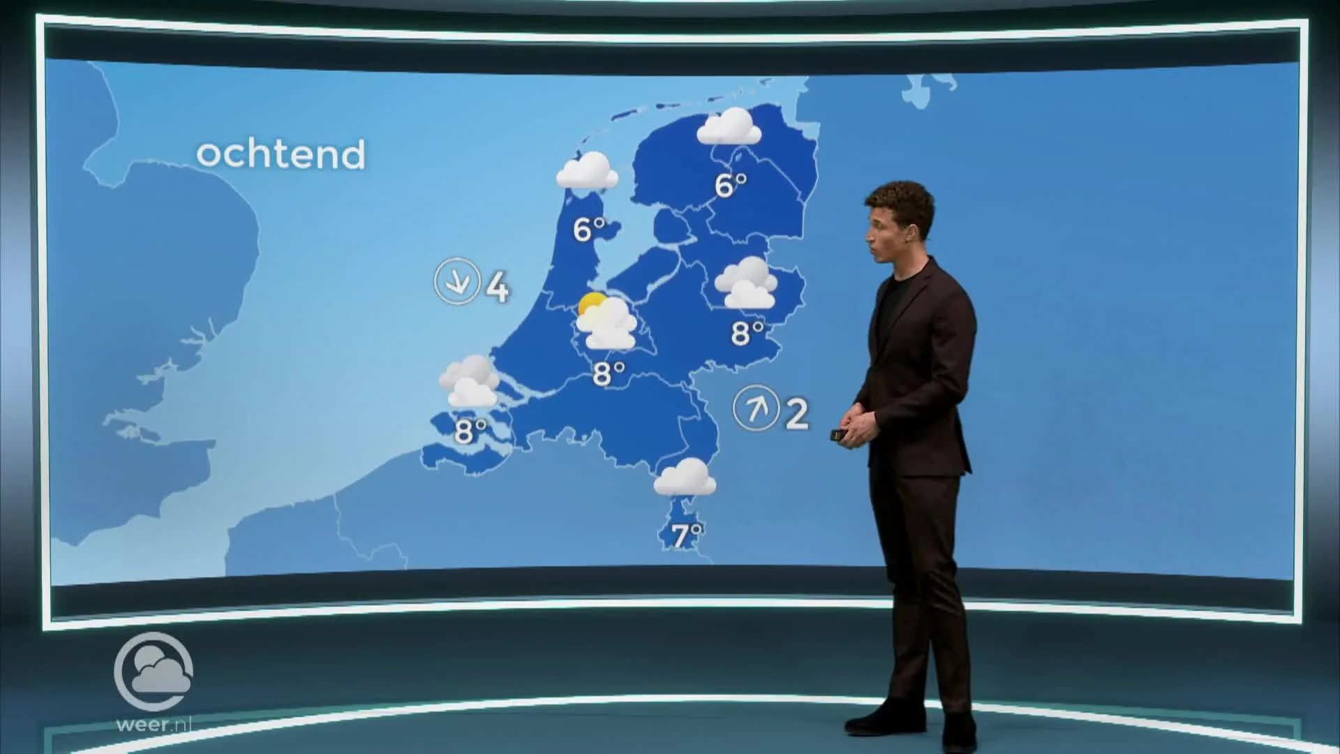 Weerbericht dinsdag 4 januari 2022