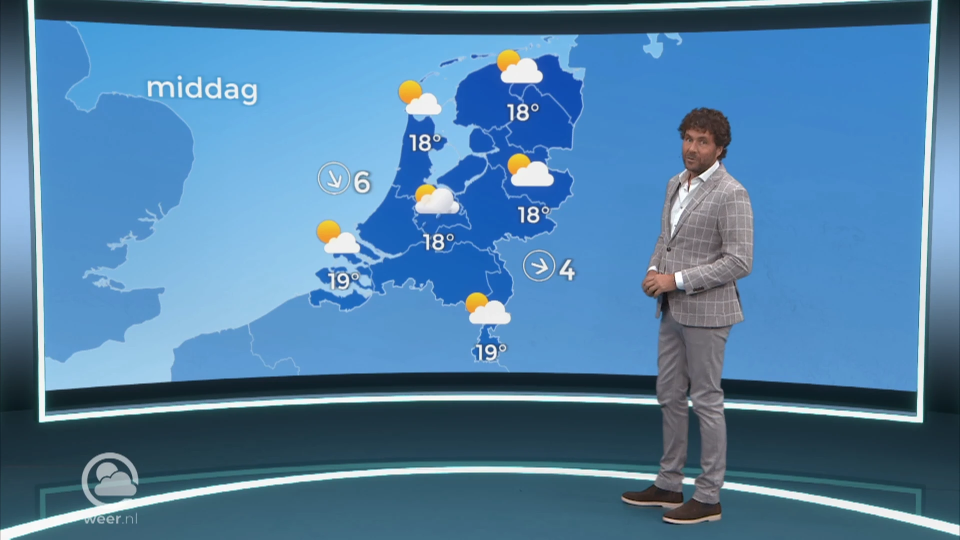 Weerbericht maandag 7 augustus 2023