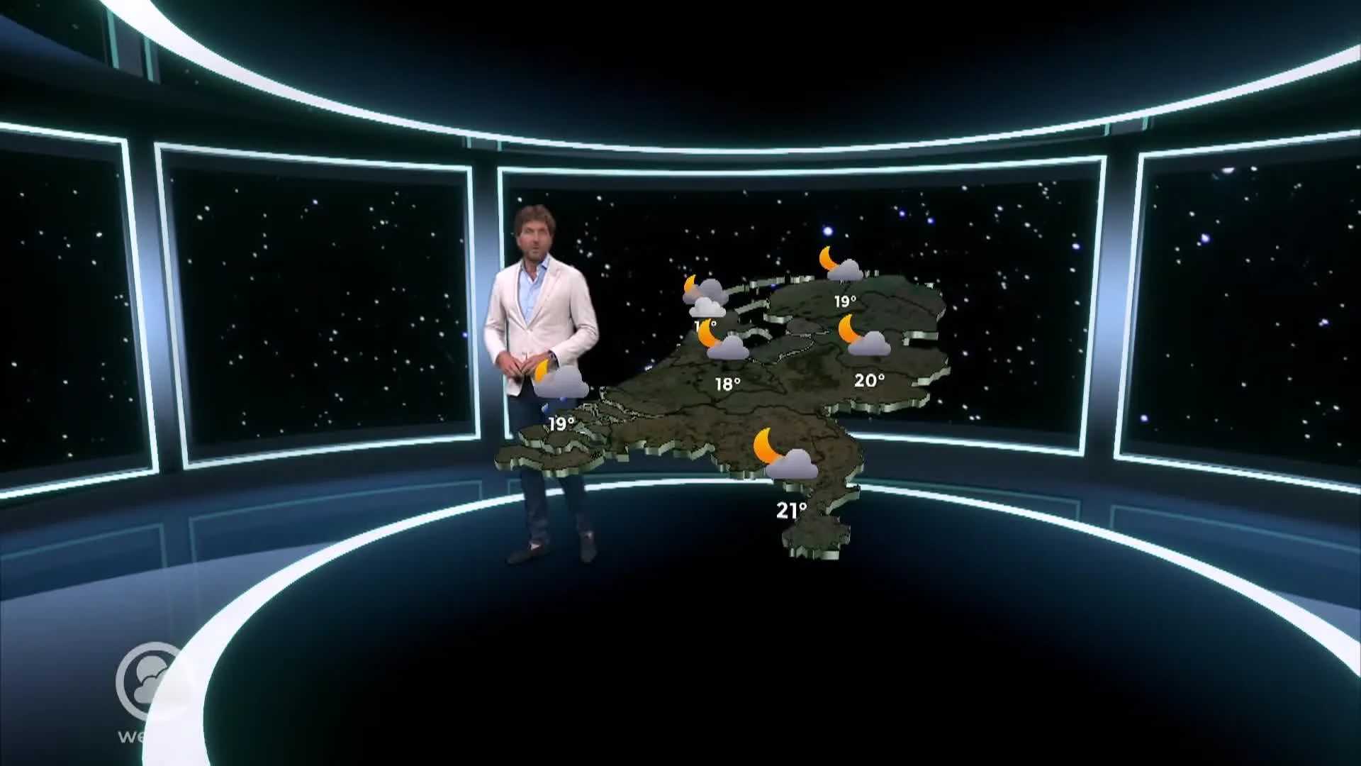 Weerbericht zaterdagavond 8 juli 2023