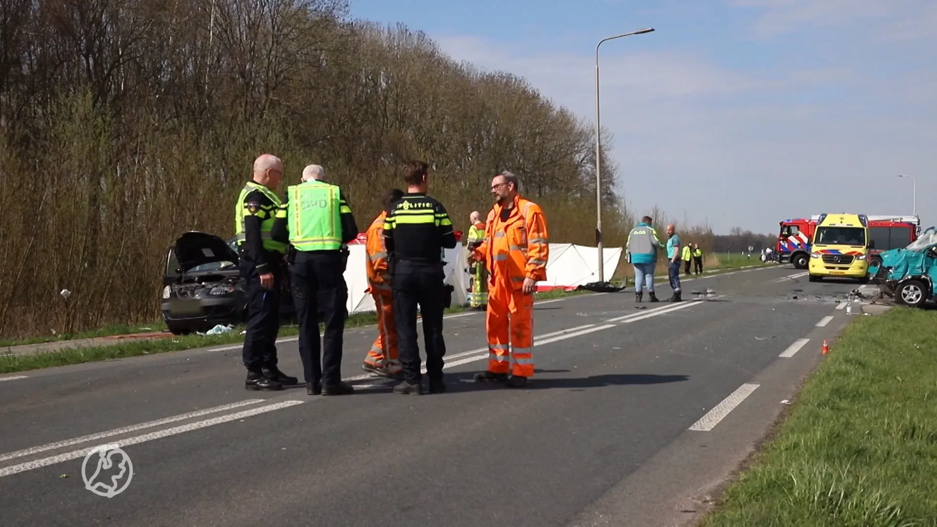 Dode en twee gewonden door verkeersongeluk, bestuurder aangehouden