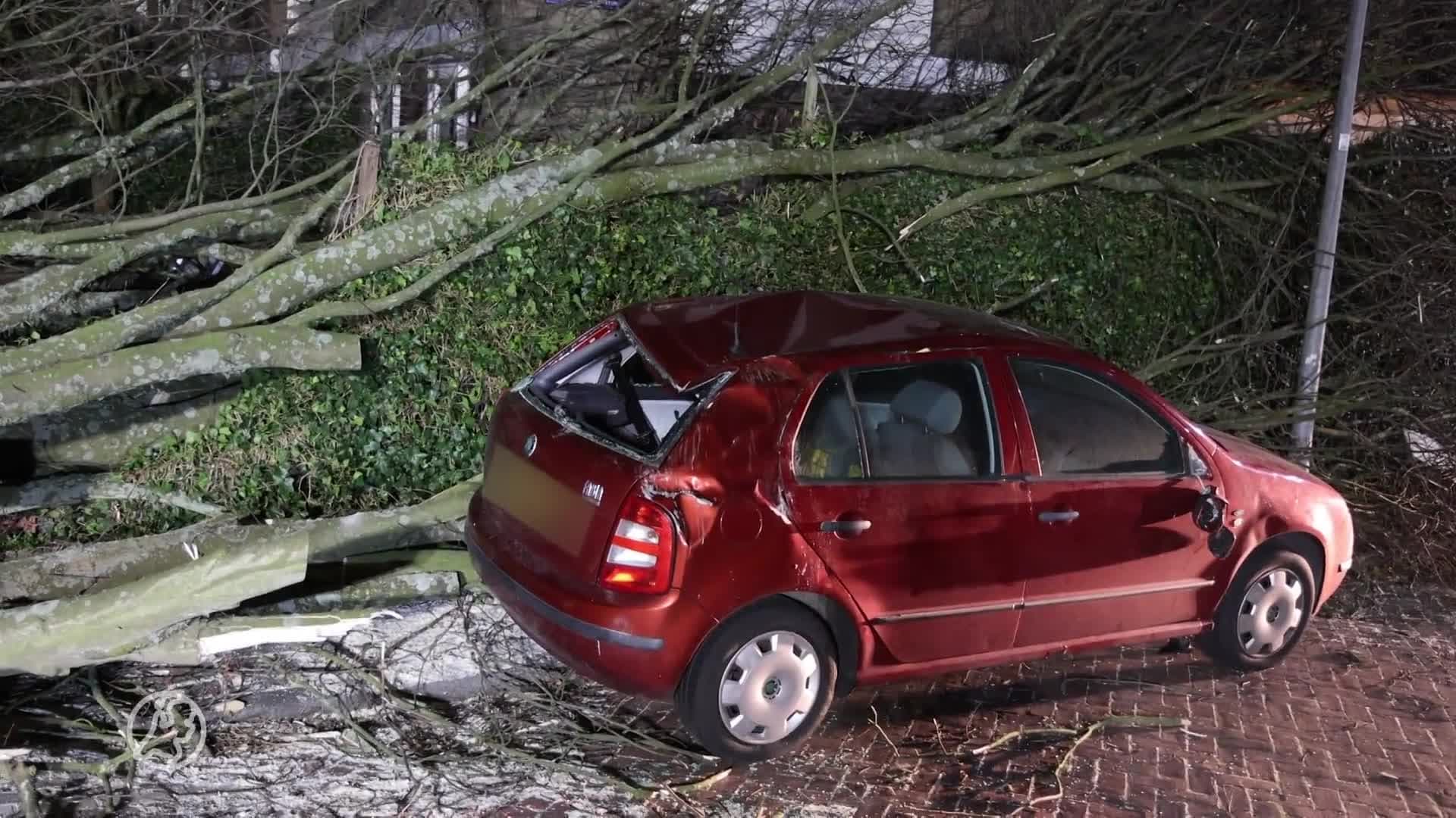 Hulpdiensten en verzekeraars overspoeld met schademeldingen door storm