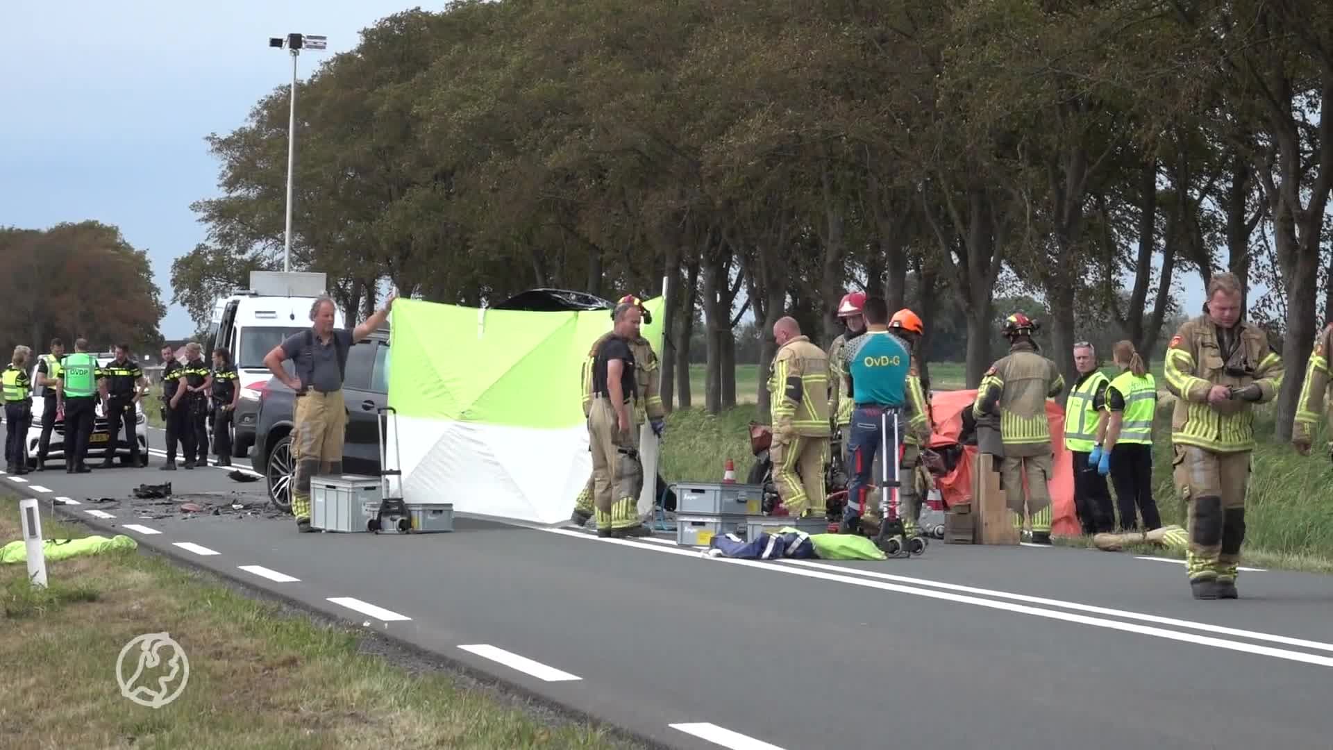 Dode en gewonden bij frontale botsing op N247 bij Beets