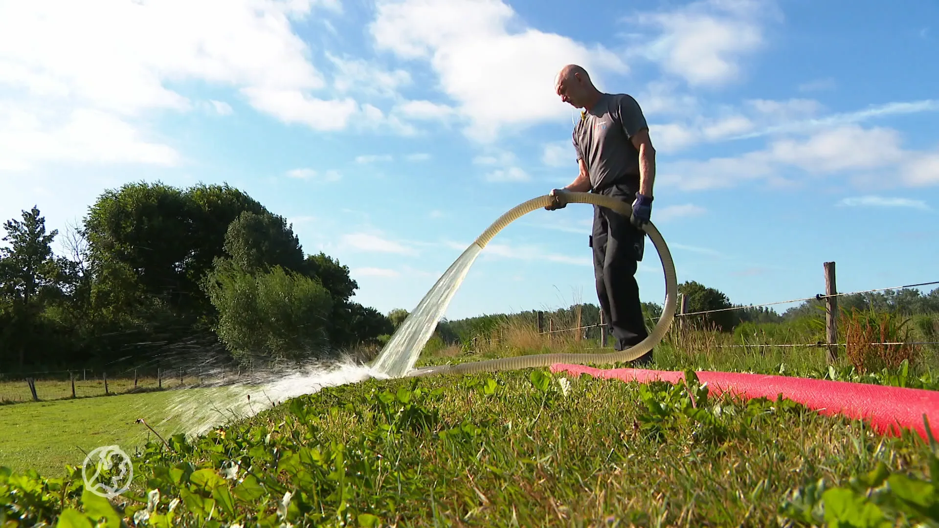 Droogte zorgt voor scheuren in de dijk