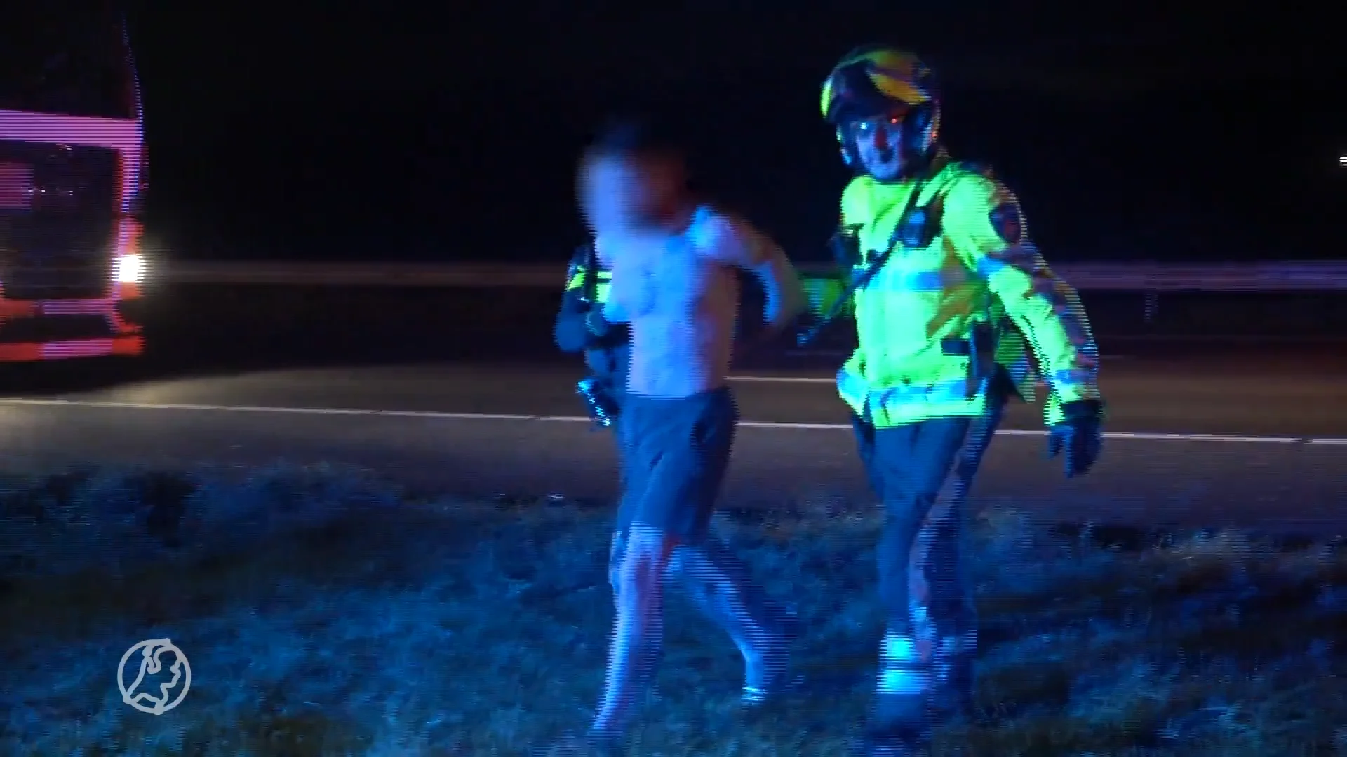 Dronken automobilist rijdt met 40 km/u over de snelweg