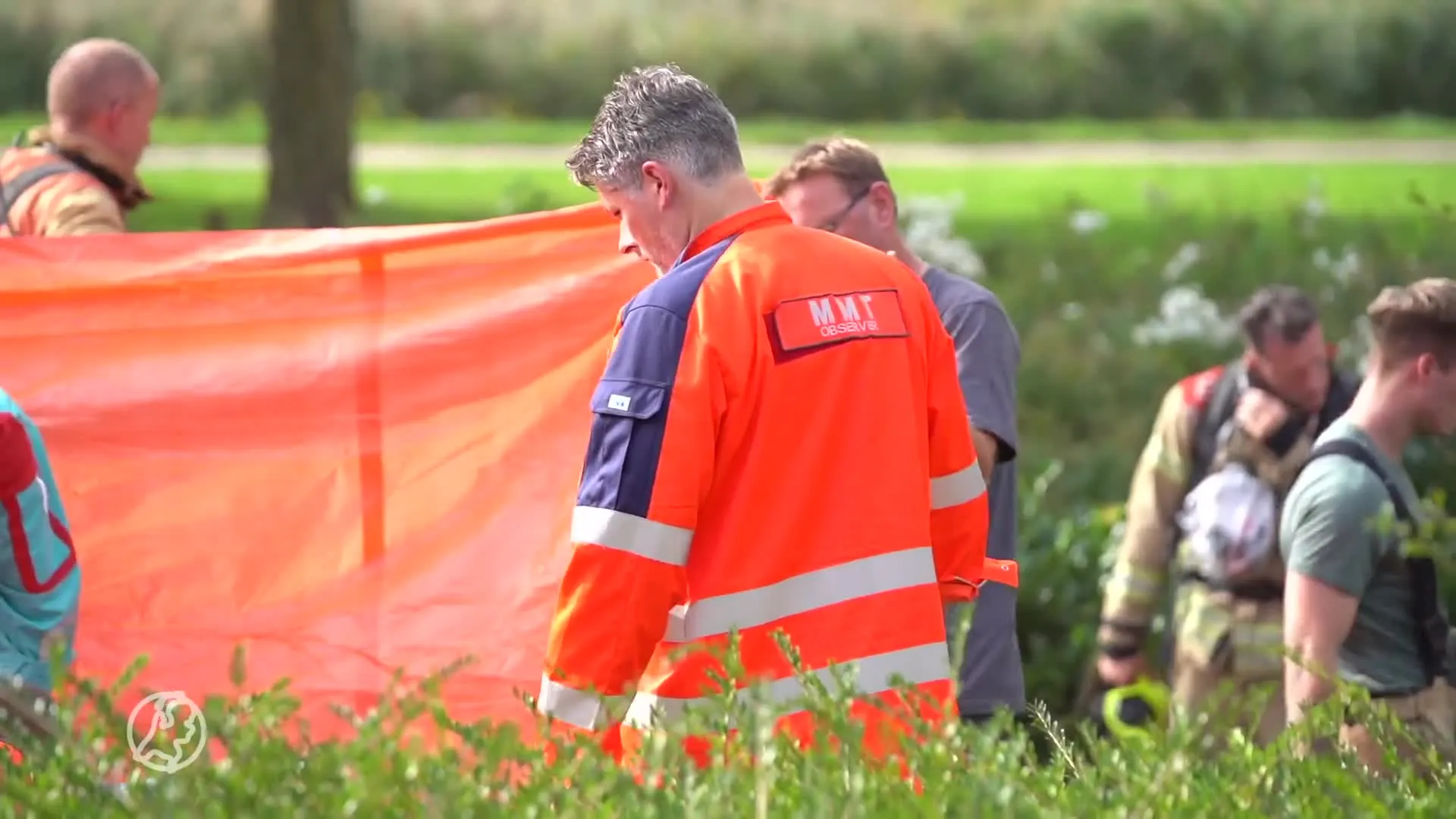 Zwaargewonde bij brand in parkeergarage