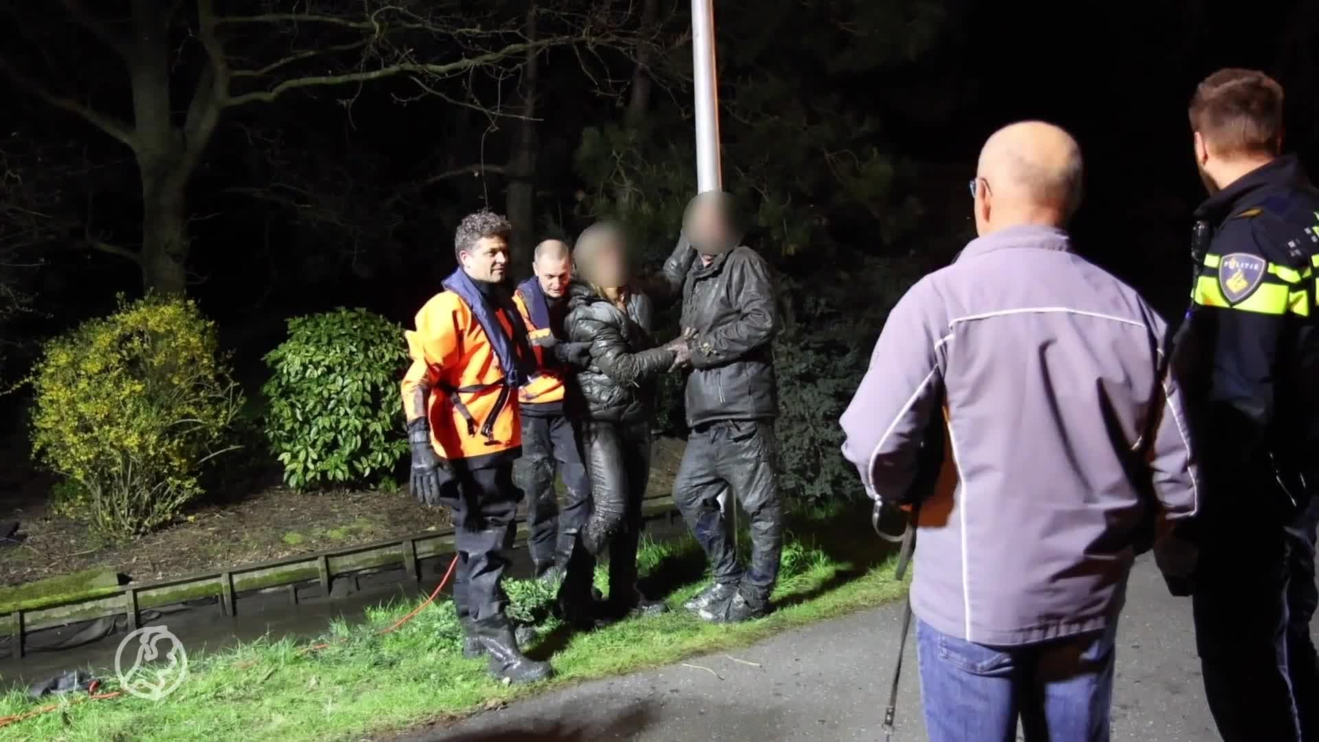 Stel belandt 'met een glaasje teveel op' in blubbersloot