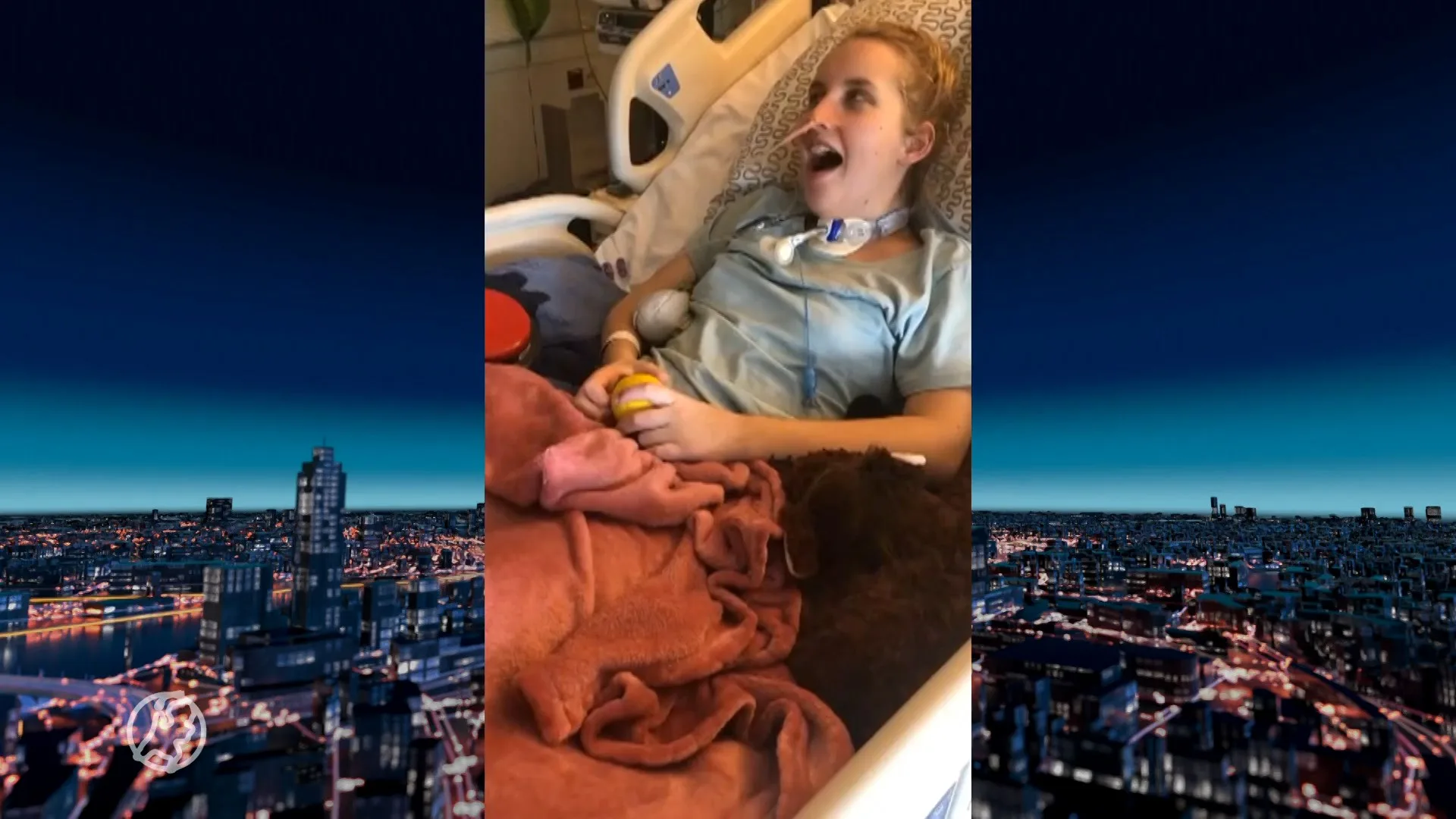 Anne (24) raakte 'opgesloten' na herseninfarct