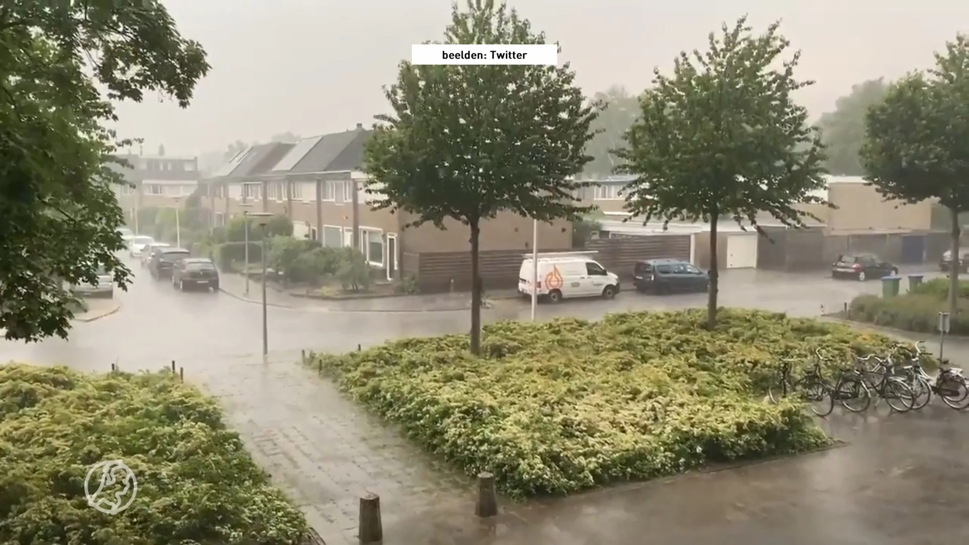 Onweer houdt huis in Nederland