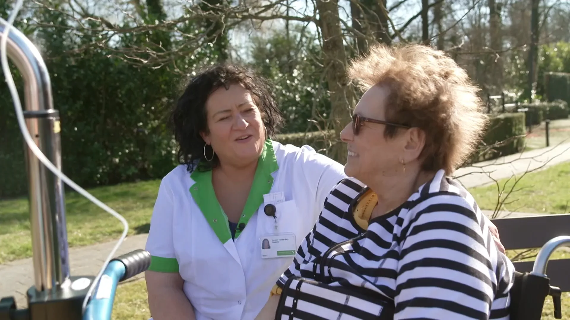 De patiënten gaan krachtig om met slecht nieuws