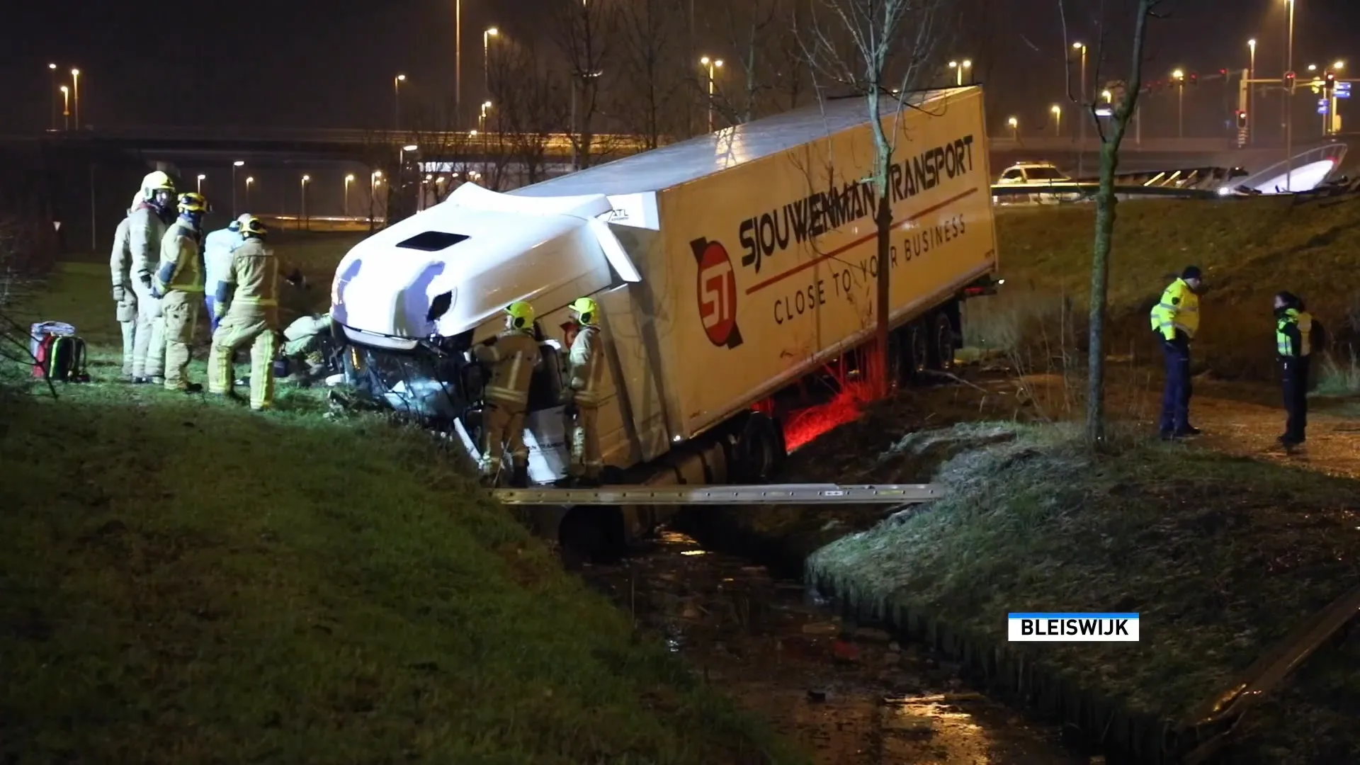 Veel ongelukken door gladheid in Zeeland, Brabant en Zuid-Holland