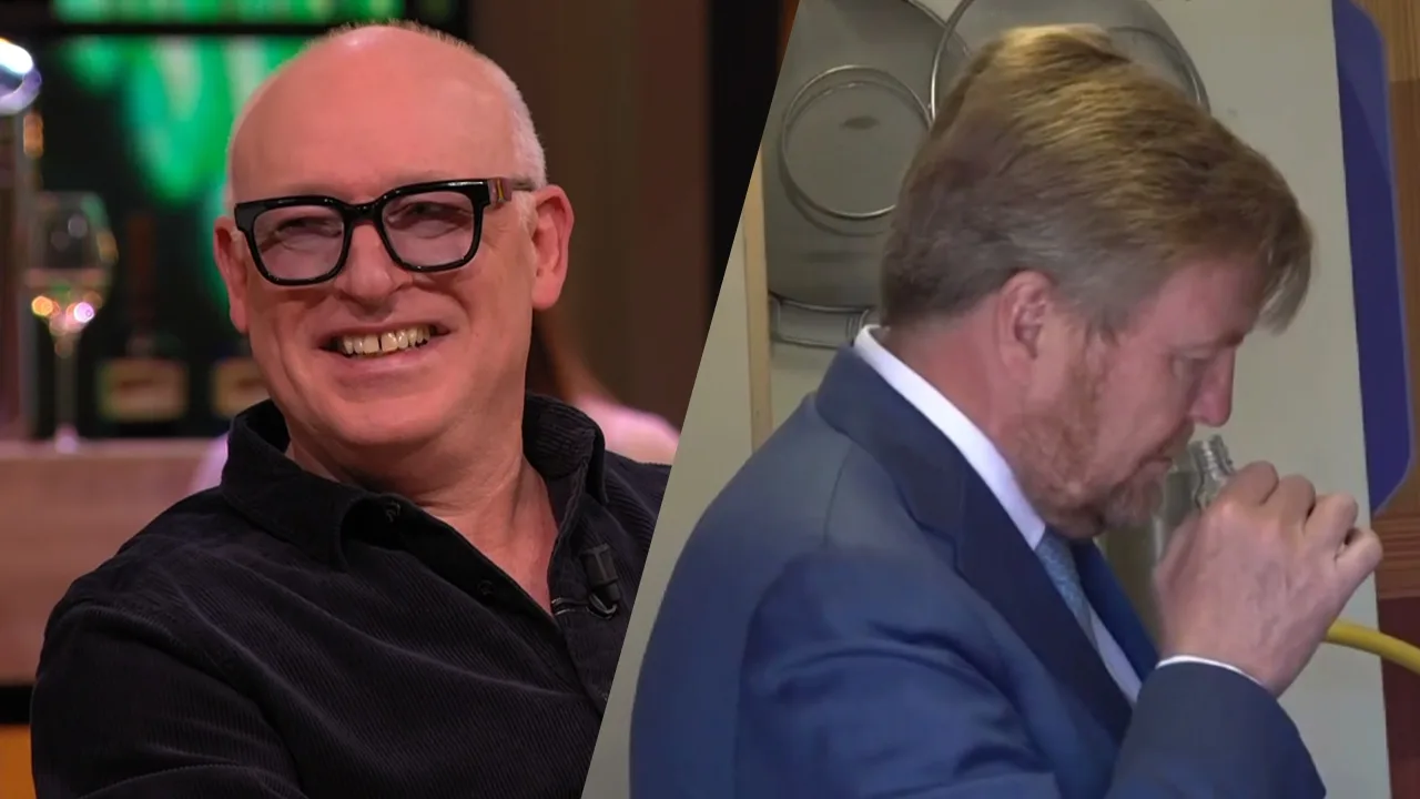 René ziet Willem-Alexander in drugslab: 'Die man wordt ook maar overal op afgestuurd!'