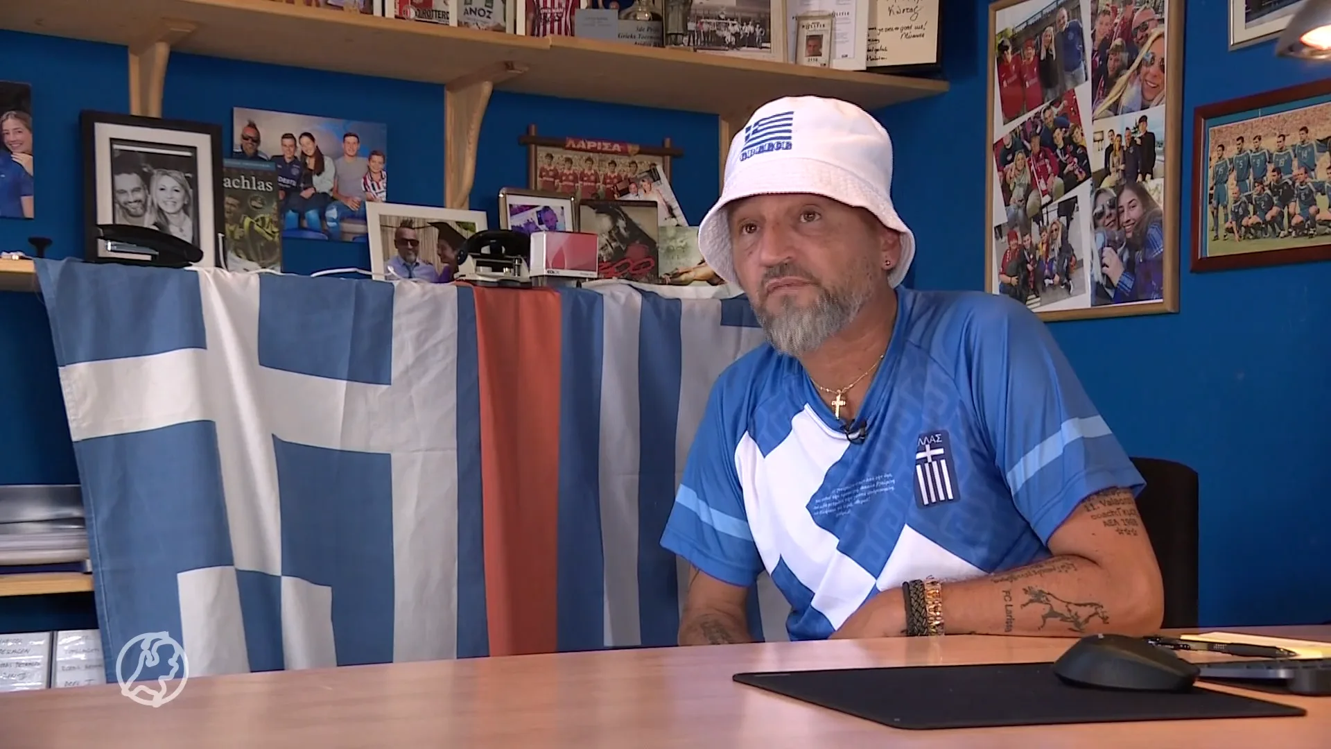 Giannis uit Tilburg juicht voor Grieks team tijdens EK-kwalificatie: 'Nederland is uit vorm'