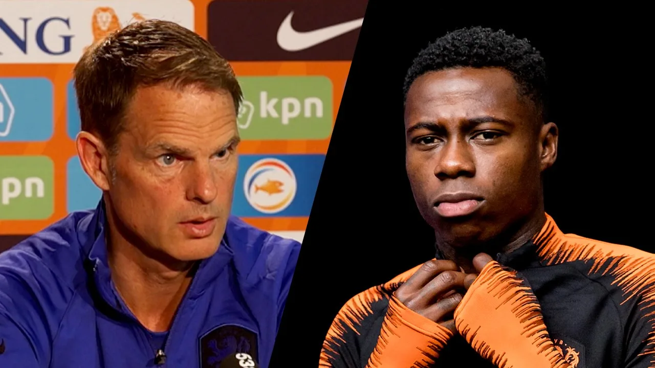 De Boer over selectie Promes: 'In Nederland ben je onschuldig...