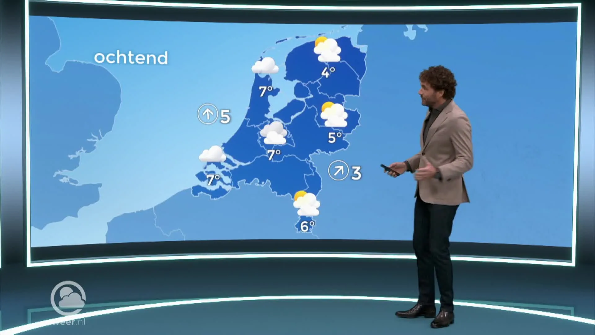 Weerbericht dinsdag 3 januari 2023