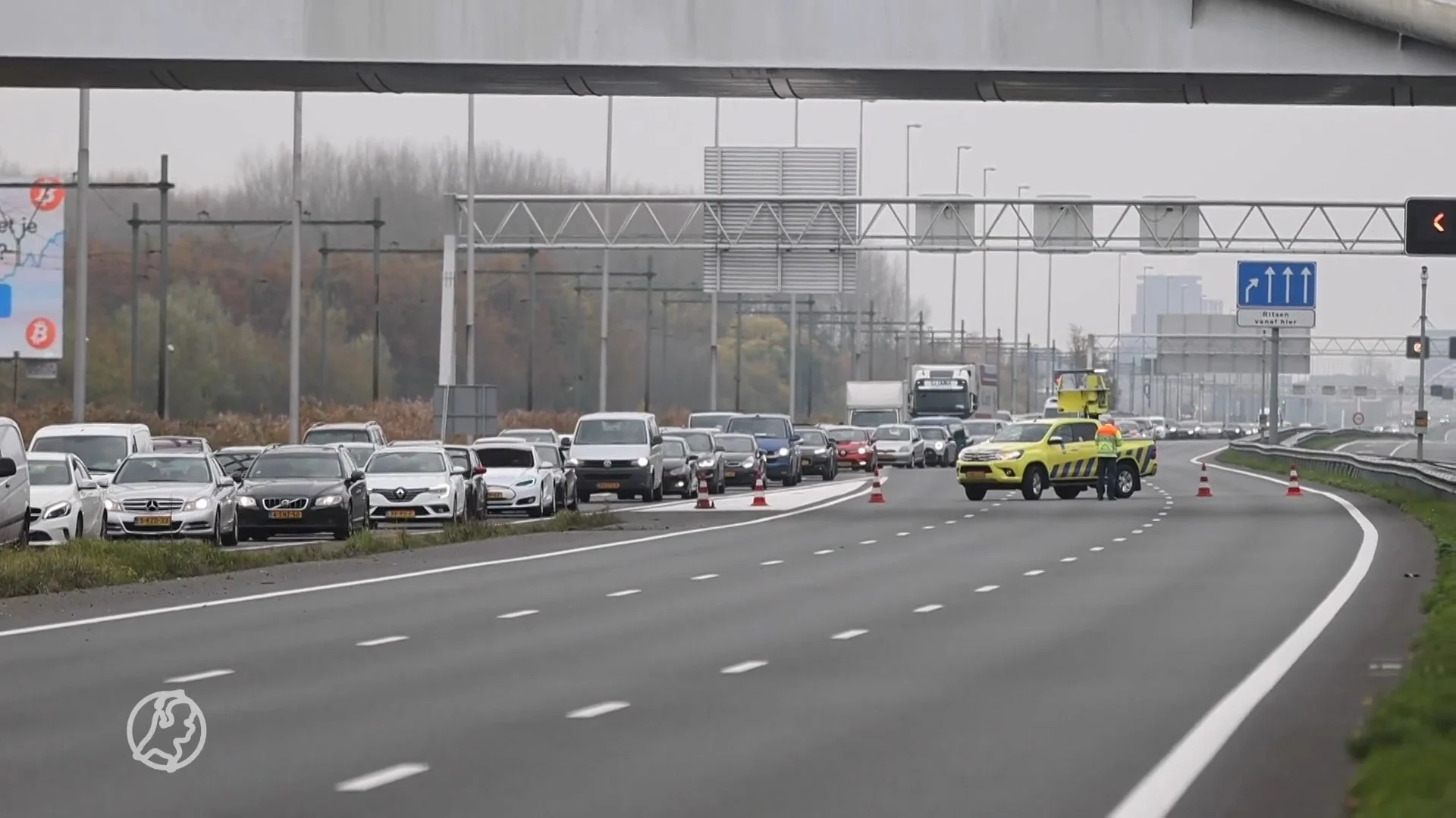 Fataal ongeluk op A12 bij Zoetermeer, persoon geschept op snelweg
