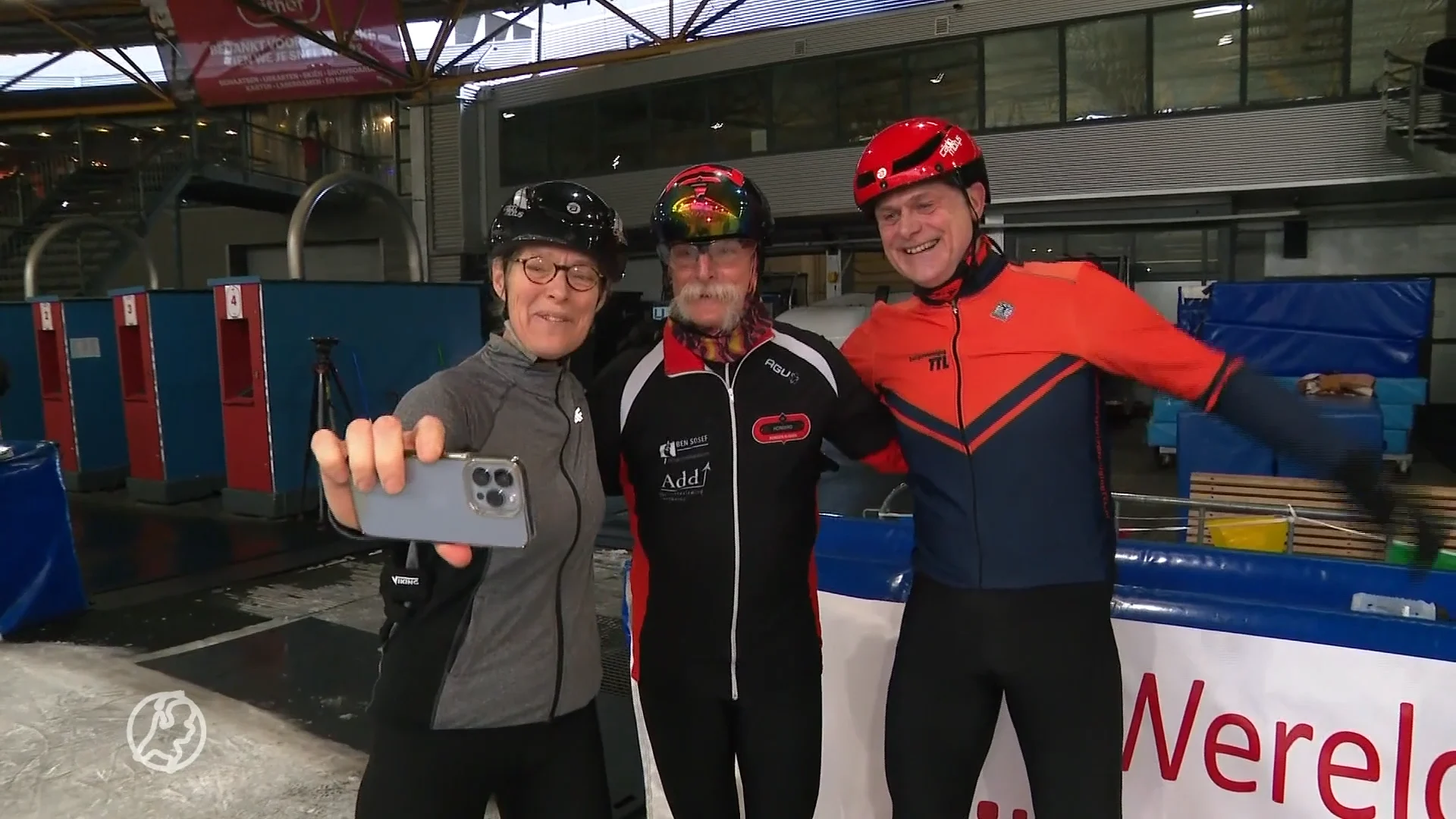 Het wereldrecord heeft Chris niet verbroken, maar trots is hij wel