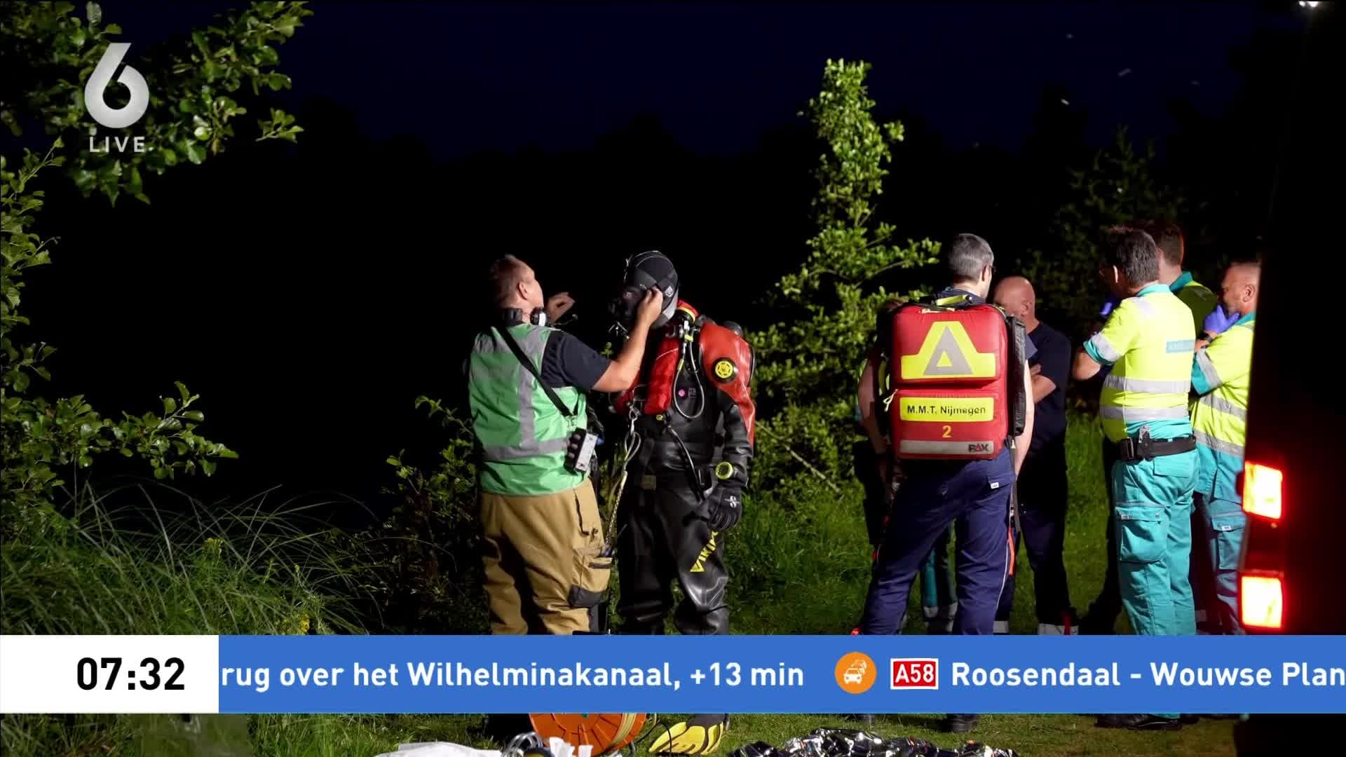 Duikers brandweer vinden vermiste man in Zuiderplas Den Bosch