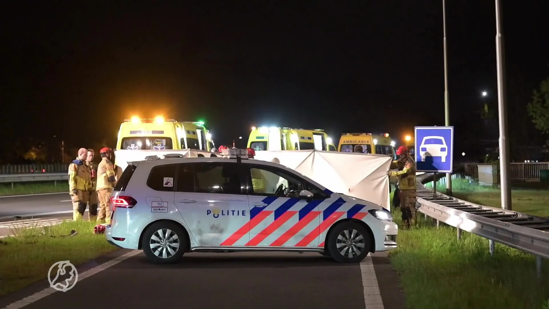 Twee mannen (19 en 20) overleden na aanrijding op N261 bij Loon op Zand