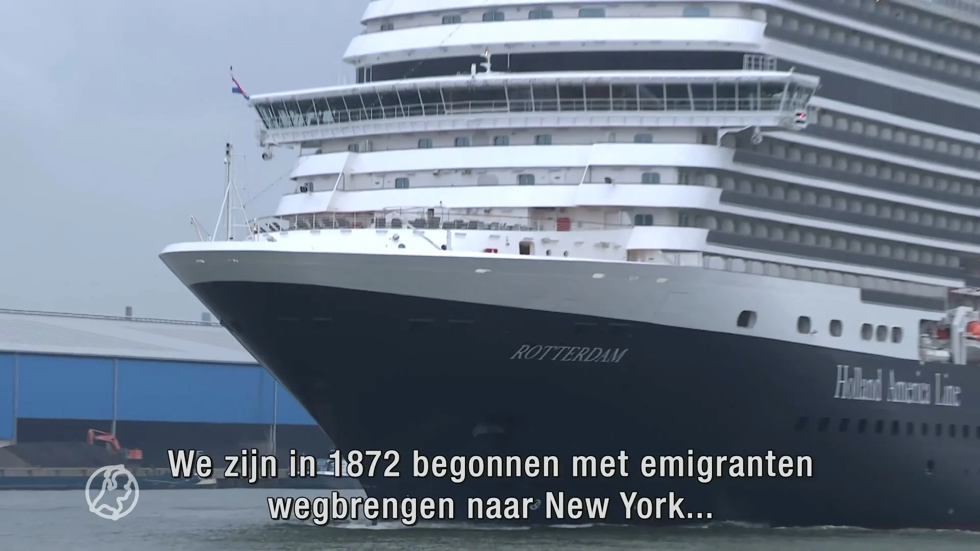 Cruisespotters opgelet: vlaggenschip Rotterdam VII meert aan in de Maasstad