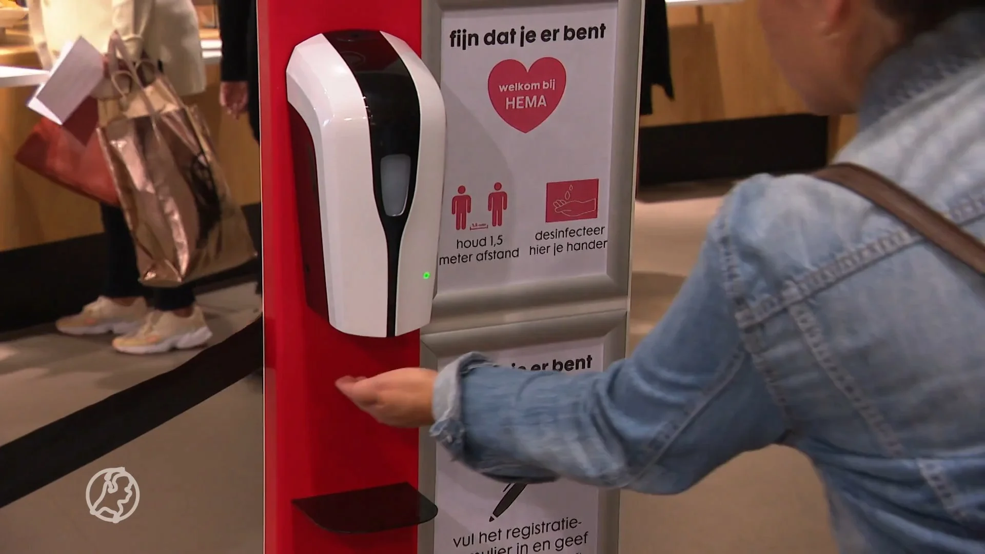 Winkels blijven vasthouden aan spatschermen en handgel