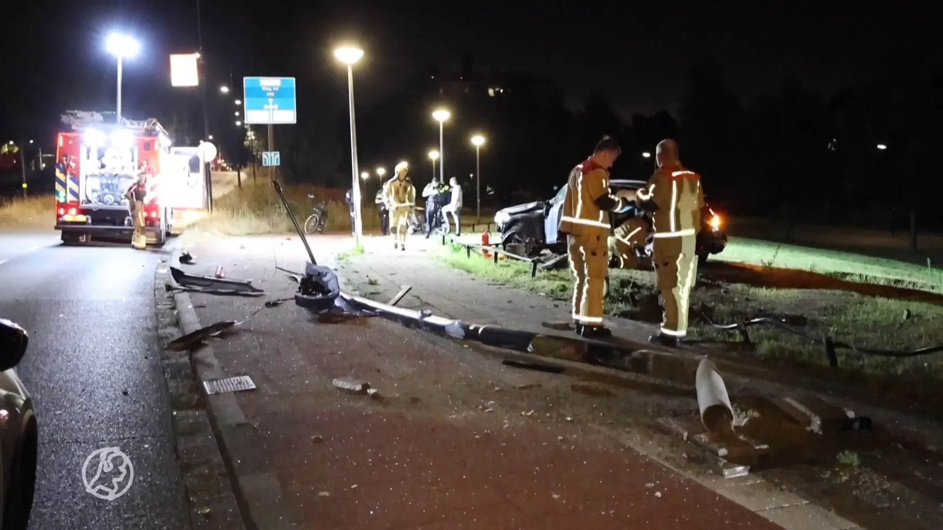 Automobilist zorgt voor ravage in Rijswijk, vermoedelijk lachgas in het spel