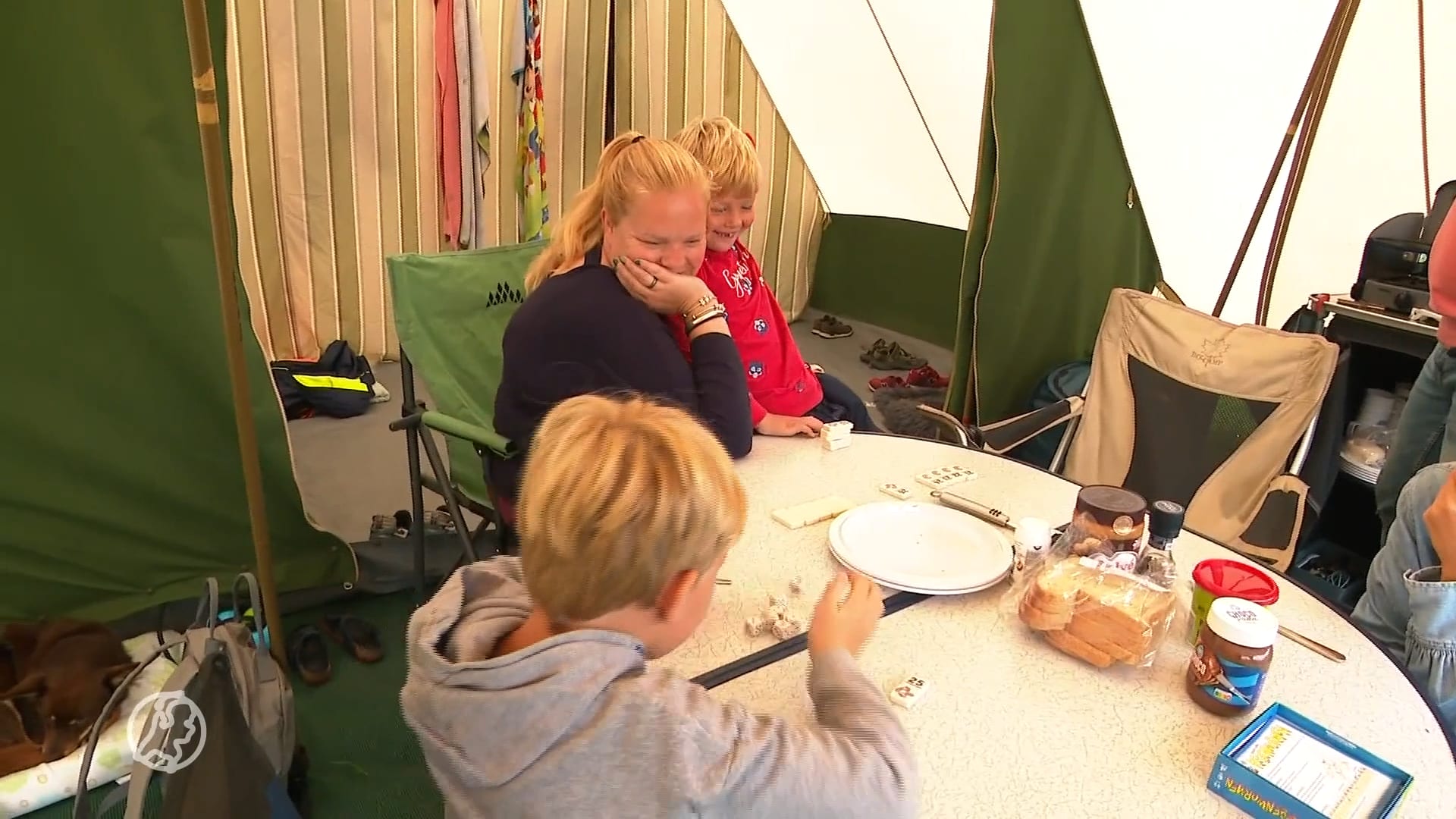 Kamperen is kramperen door de regen