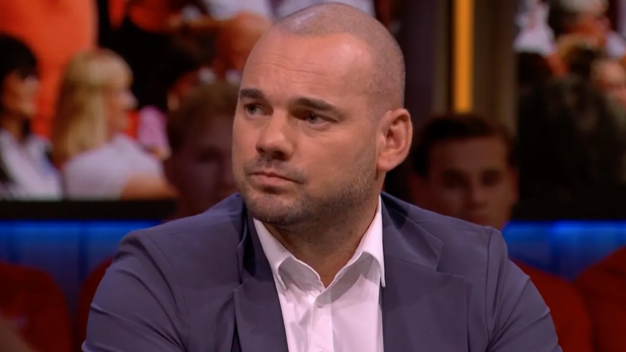 Wesley Sneijder reageert op seksgeluiden bij EK-loting