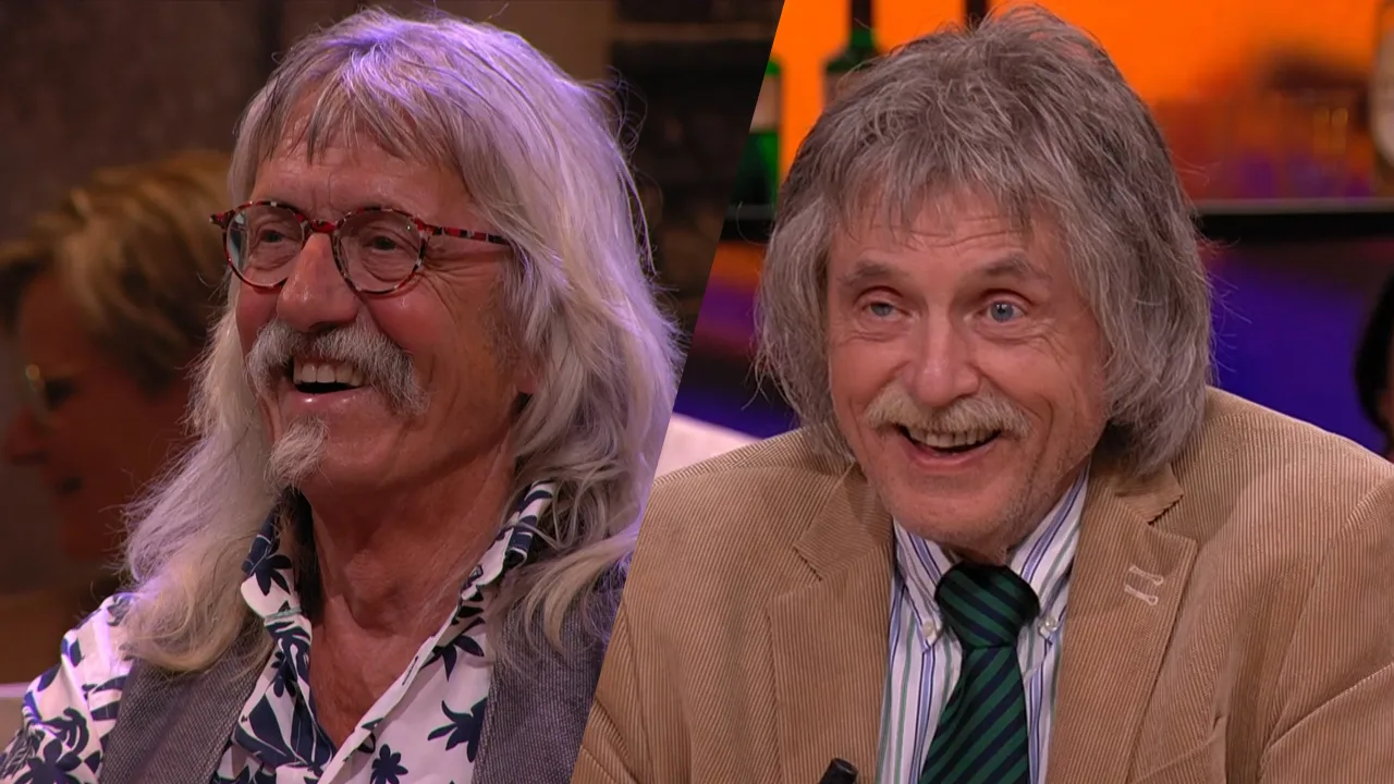 Look-a-like van Johan in de studio: 'Zelfs hij is beter geknipt!'