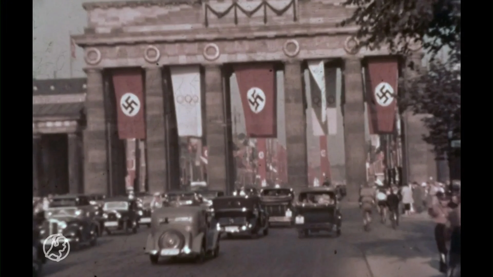 Unieke beelden in kleur opgedoken van Olympische Spelen in 1936