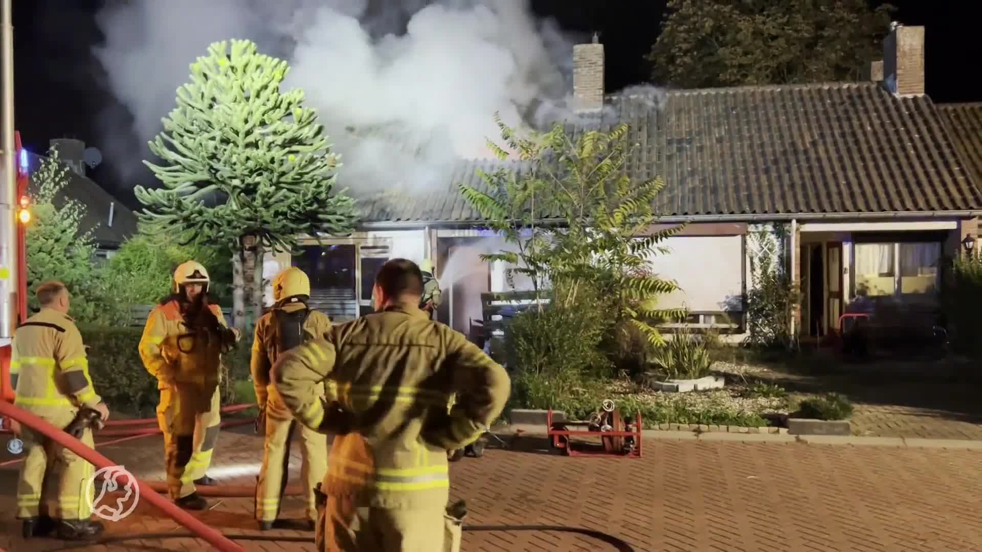 Kat gered bij brand in woning 's-Heerenberg