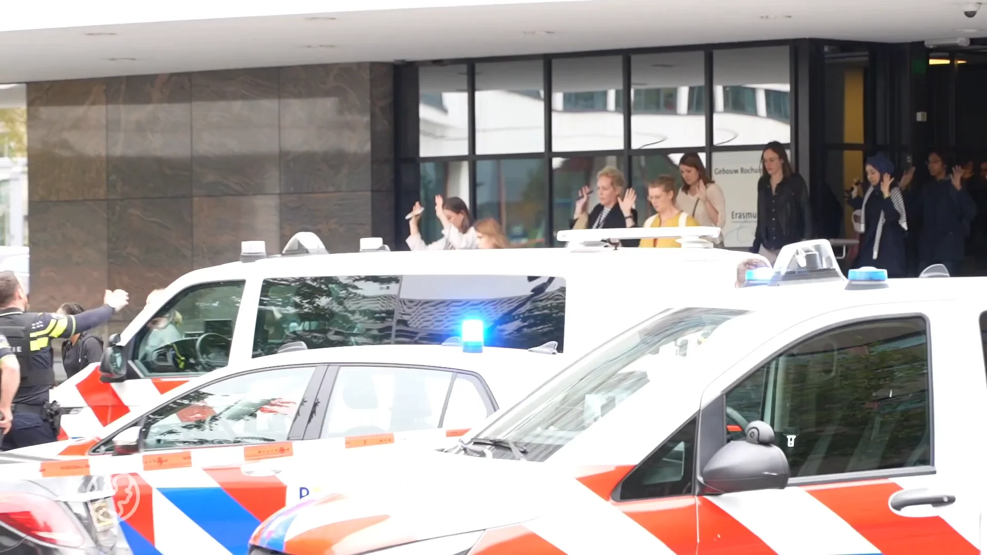 Schietpartijen in Rotterdam, arrestatieteams bij Erasmus MC