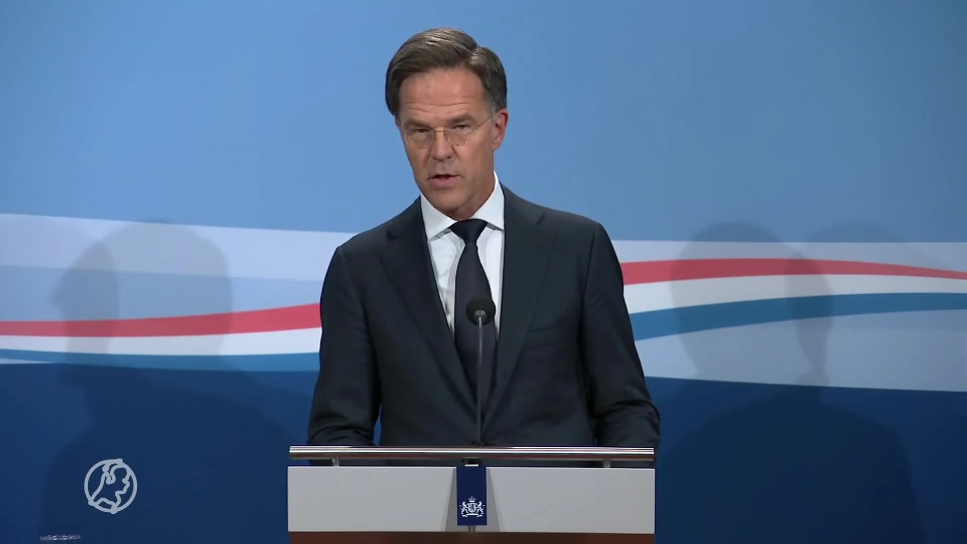 Persconferentie over val kabinet