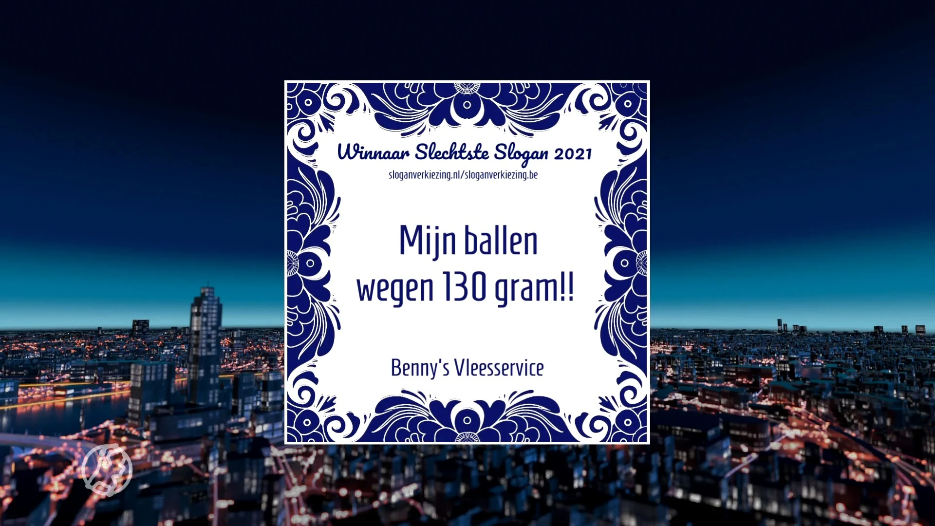 Benny is winnaar van 'Allerslechtste slogan van 2021'