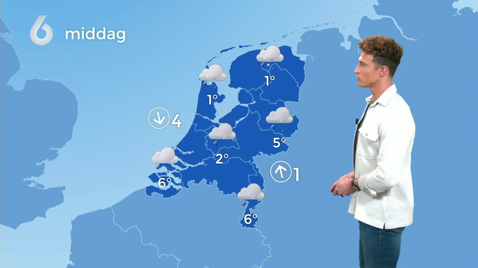 Druilerige dag voor de boeg, later deze week warmer