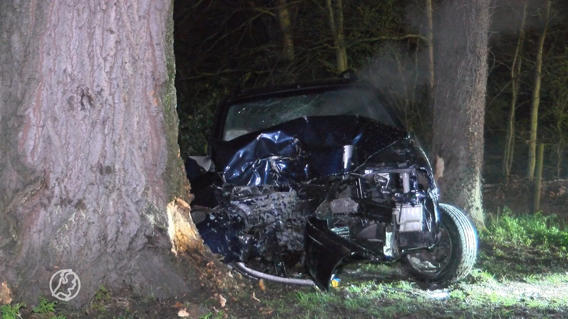 Zeeuw (22) crasht na politieachtervolging, auto vliegt in brand