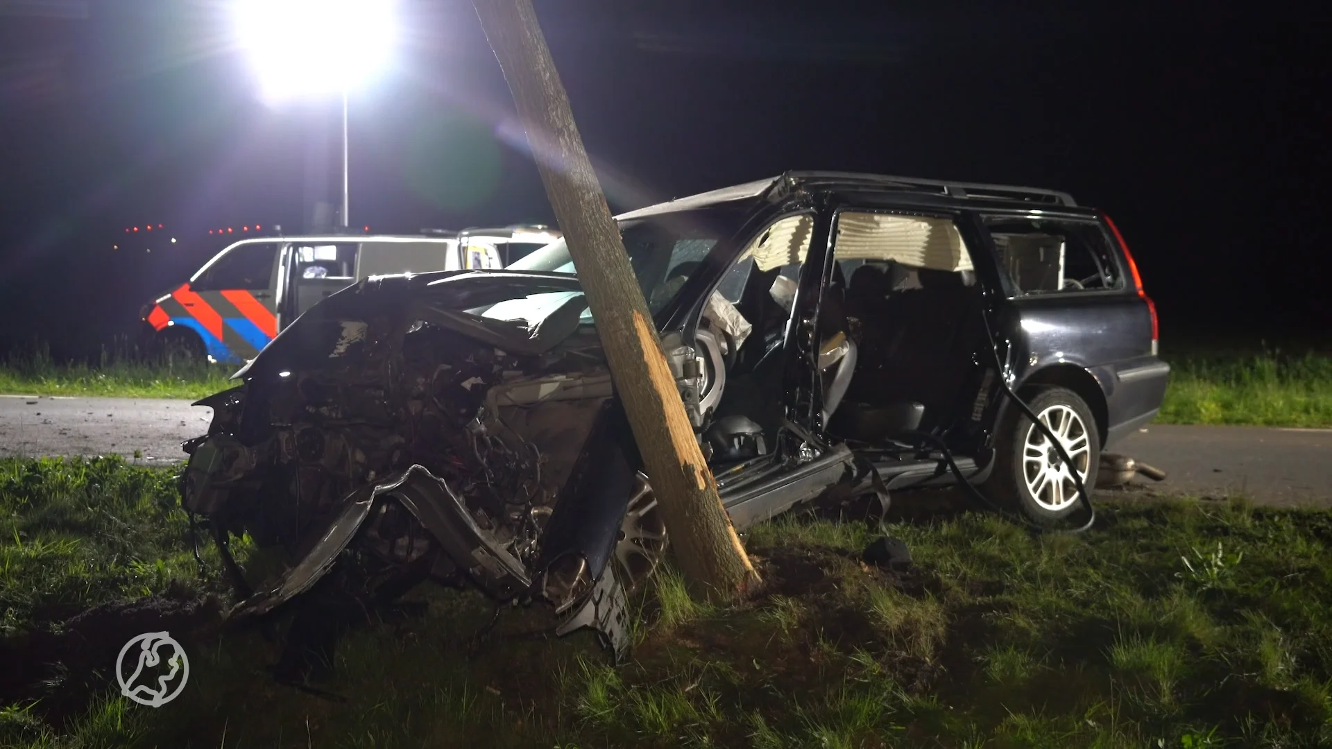 Automobilist zwaargewond na wilde politieachtervolging in Siddeburen