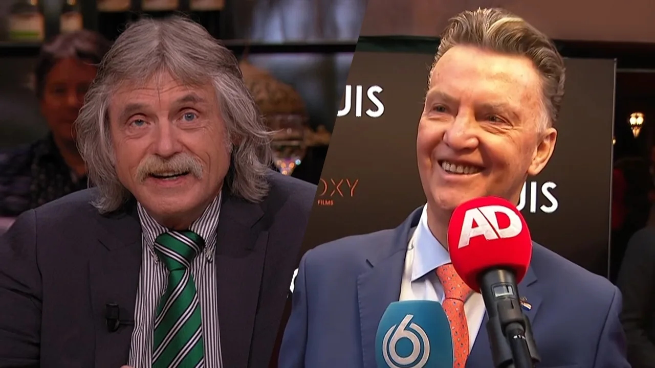 Louis van Gaal bij première van eigen film: 'Johan Derksen is mijn grote vriend'