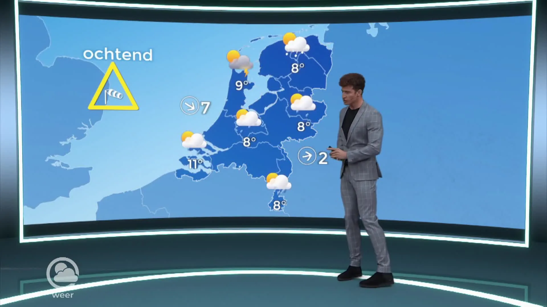 Weerbericht zondag 15 oktober 2023