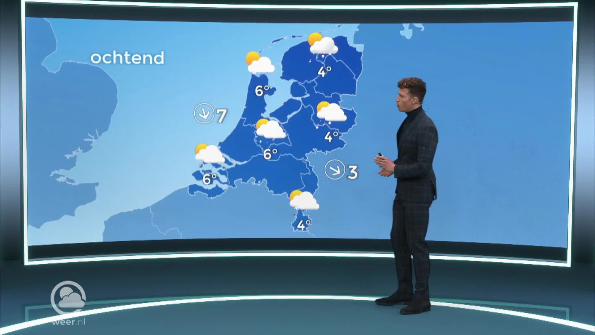 Weerbericht zaterdag 25 februari 2023