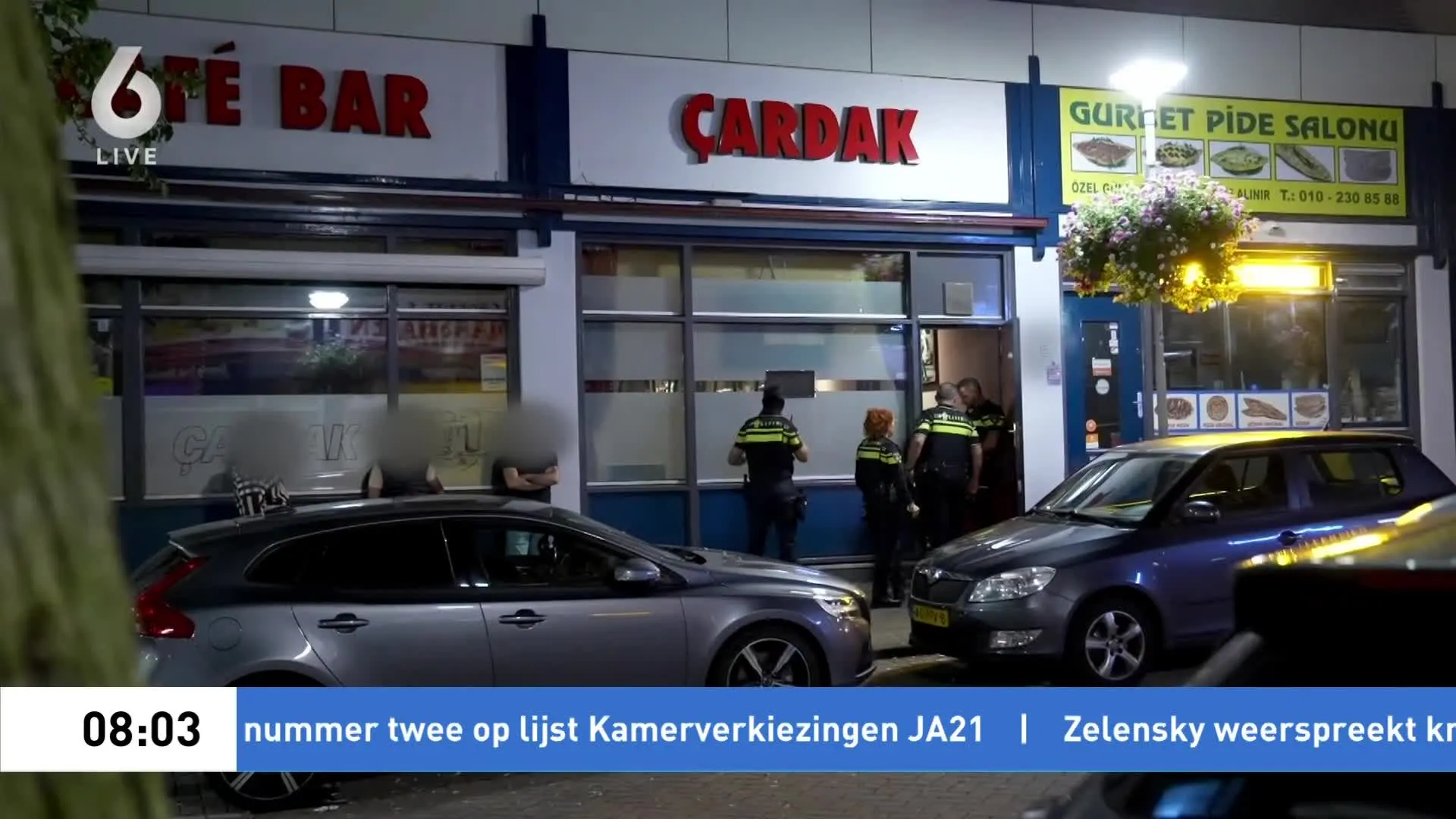 Zwaargewonde door schietpartij bij café in Rotterdam