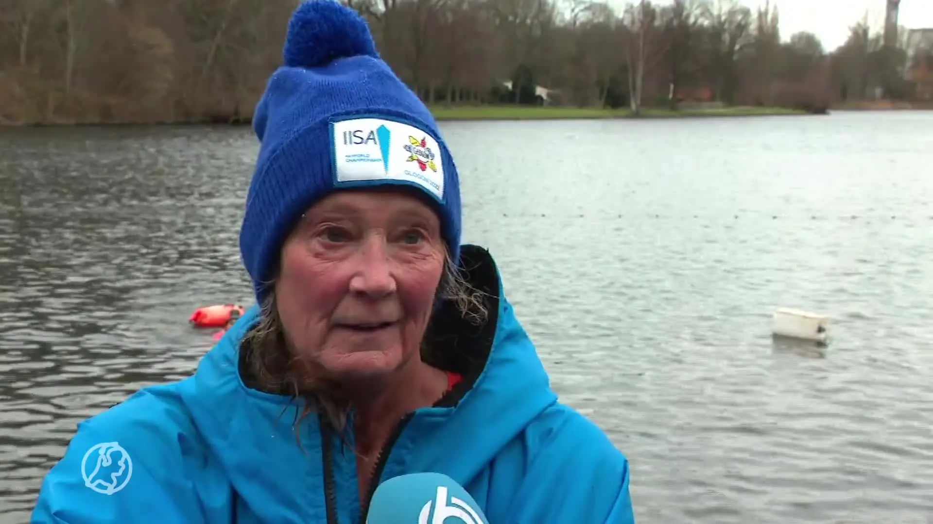 Brrr... Britt traint voor het WK IJszwemmen: 'Water mag maximaal 5 graden zijn'