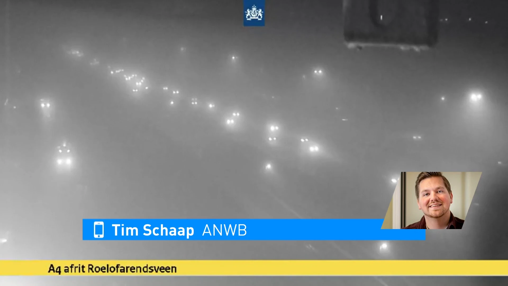 Minder dan 200 meter zicht: code geel voor dichte mist in bijna heel Nederland