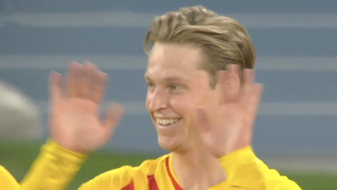 VIDEOGOAL: Napoli - FC Barcelona 0-2 (F.  de Jong)