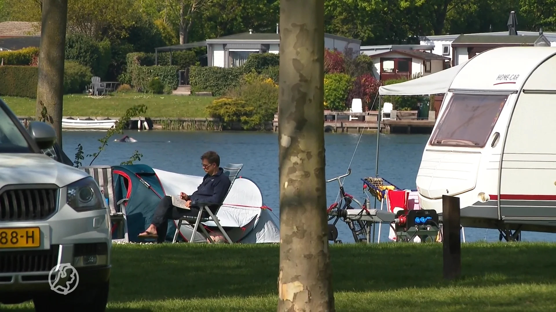 Kampeerdrukte tijdens meivakantie: vol is vol