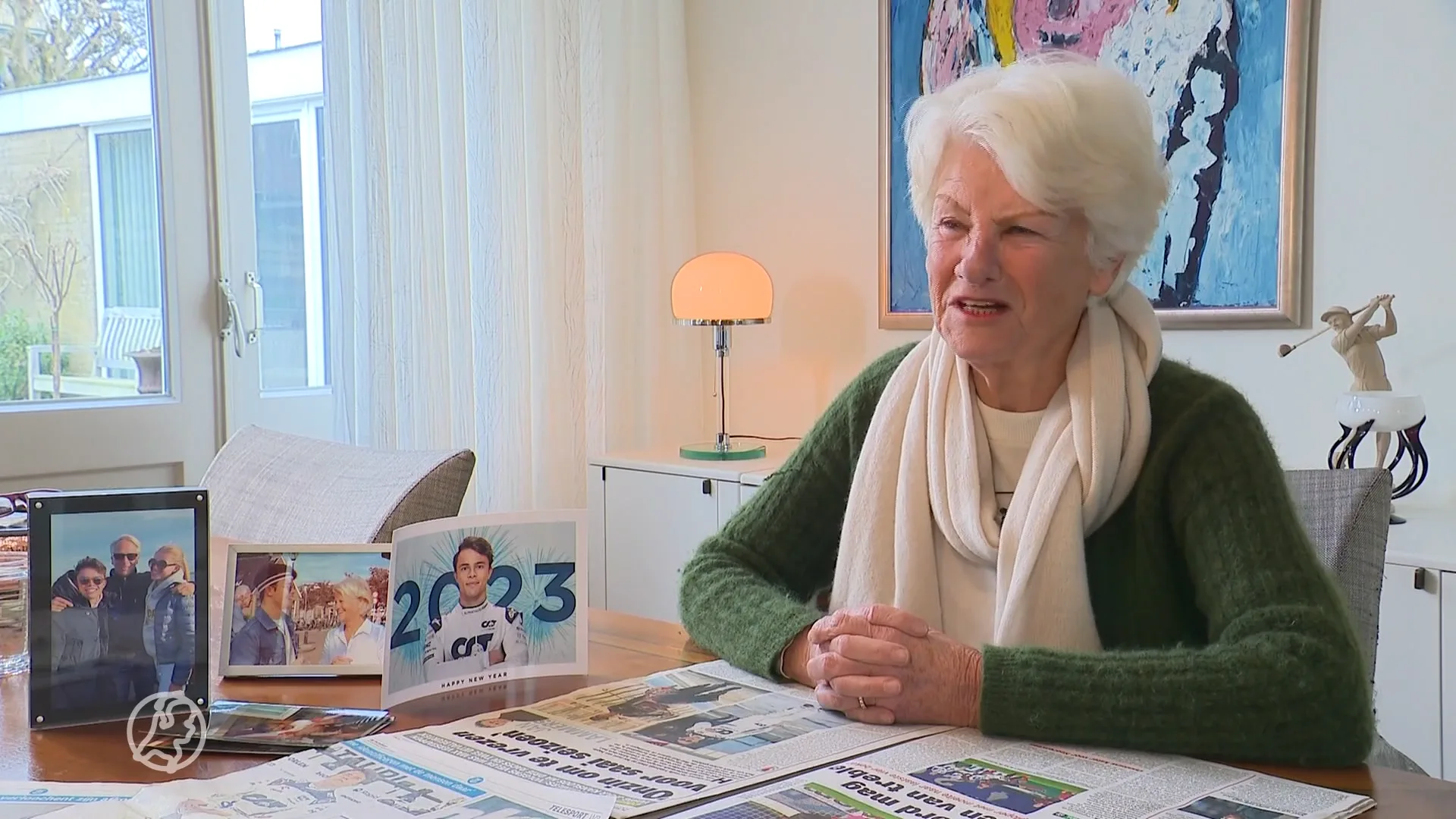 Oma Lies supertrots op kleinzoon Nyck de Vries