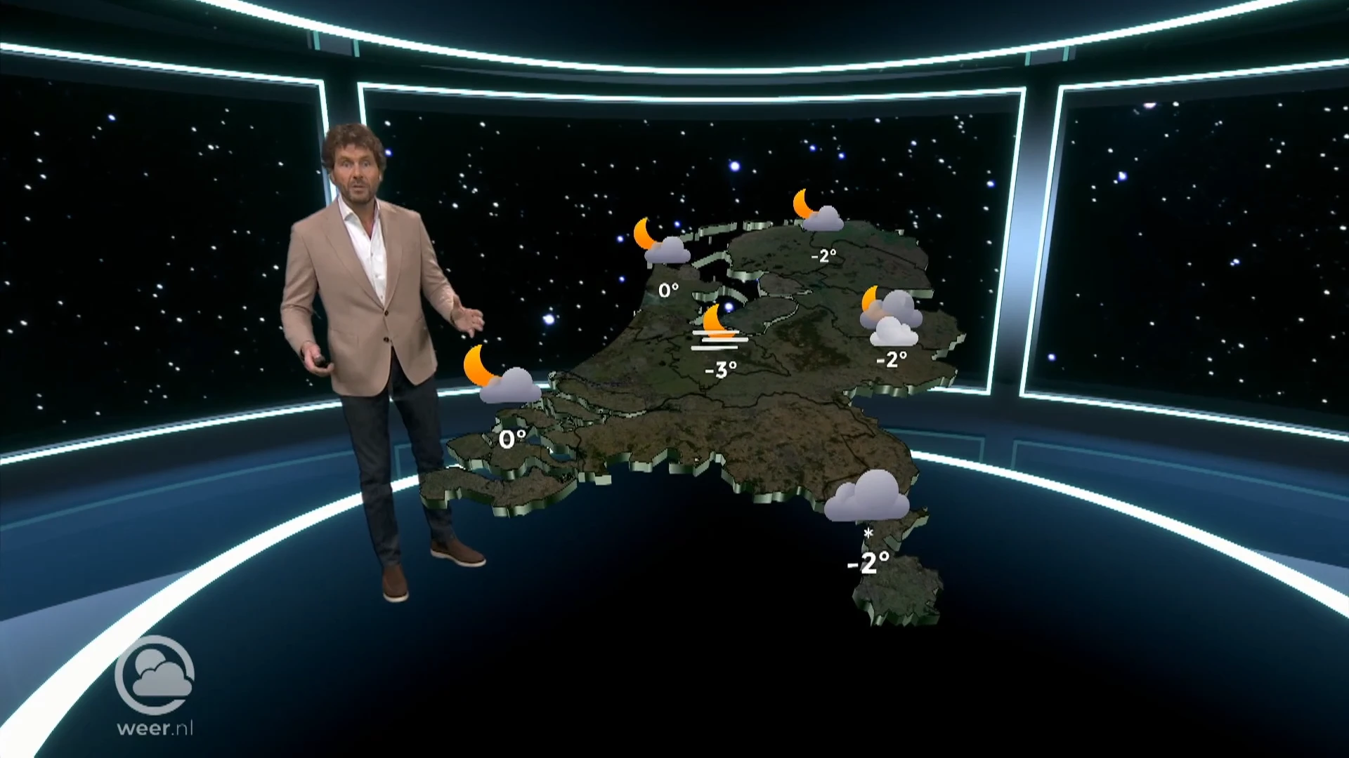 Weerbericht zaterdagavond 21 januari 2023