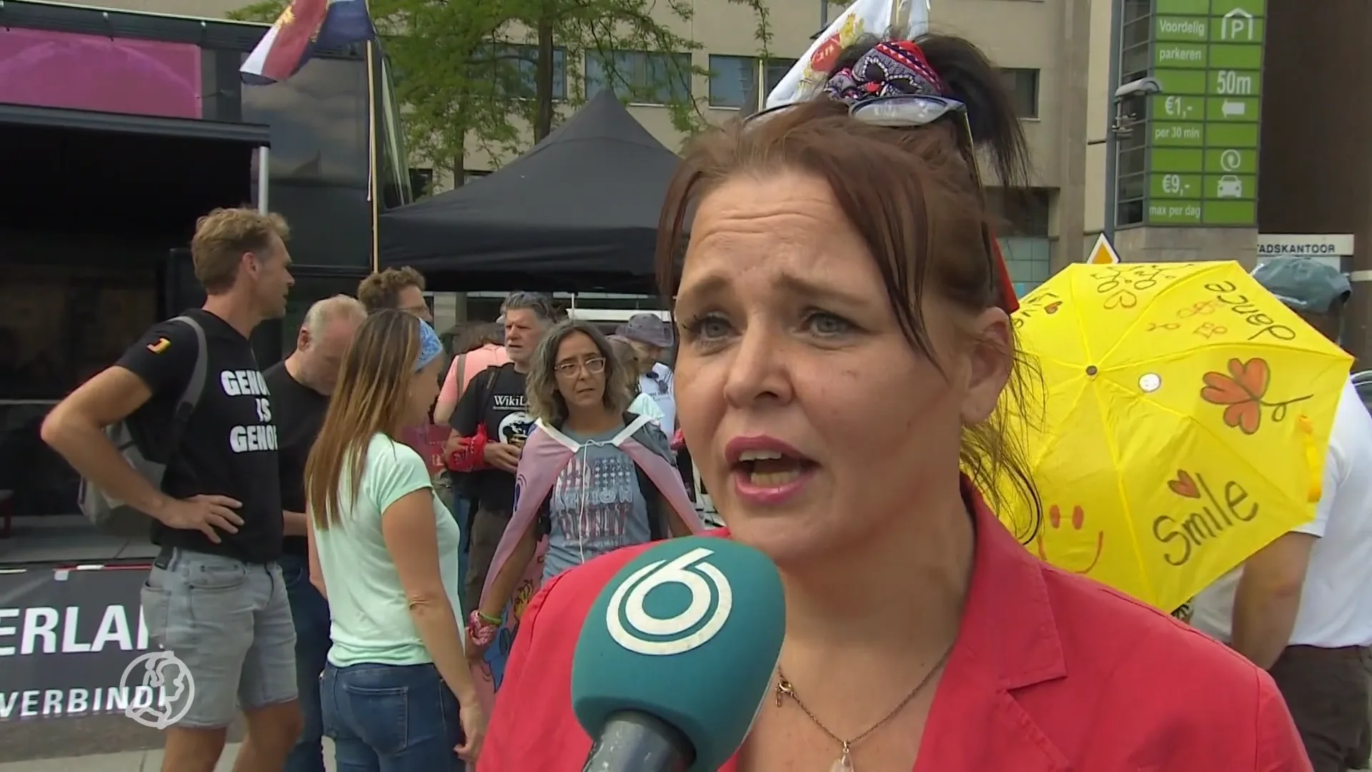 Solidariteitsdemonstratie voor boeren door Eindhoven