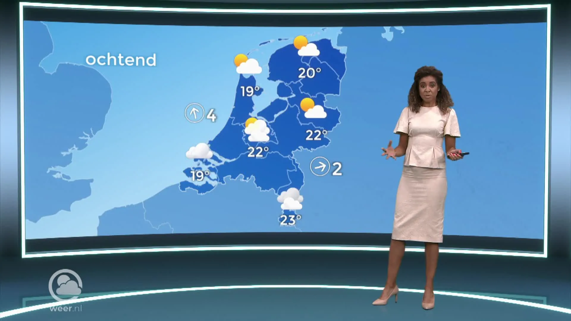 Weerbericht maandagochtend 16 mei 2022