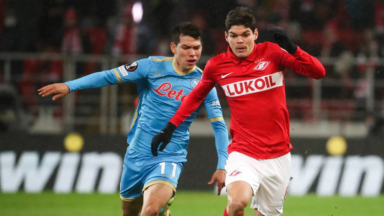 SAMENVATTING: Spartak Moskou - Napoli (Groepsfase Europa League)